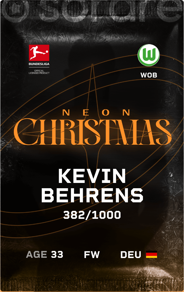 Kevin Behrens 2024-25 • Limited 382/1000