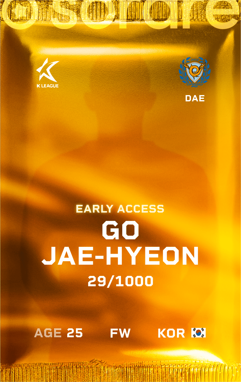 Go Jae-Hyeon 2025-26 • Limited 29/1000