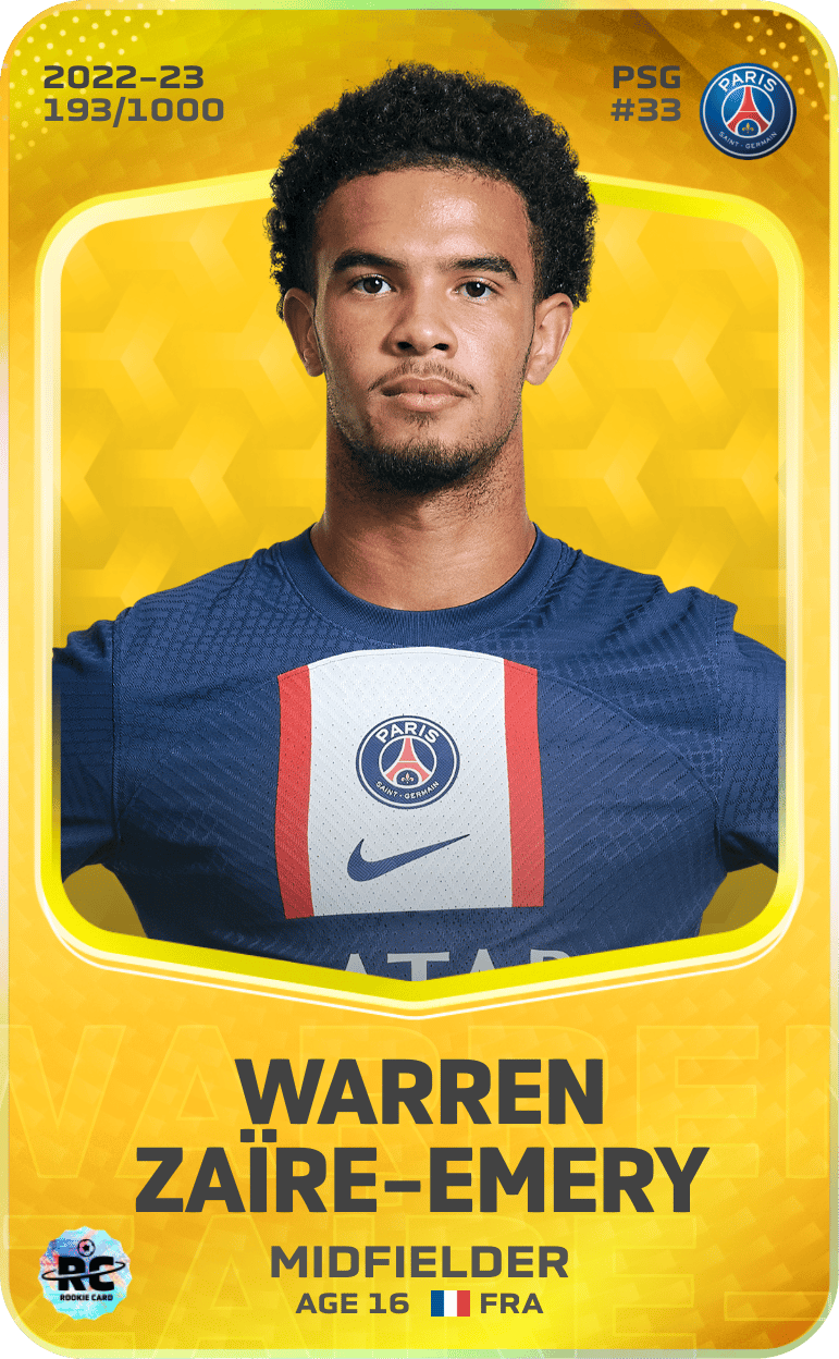 Warren Zaïre-Emery 2022-23 • Limited 193/1000