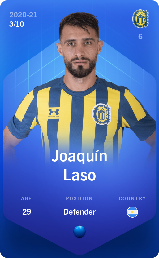 Sorare - Sorare Official - Joaquín Laso 2020-21 • Super Rare 3/10 - NFT # 102645203504813027851713391846019158645090324102580921161642583268498598113201