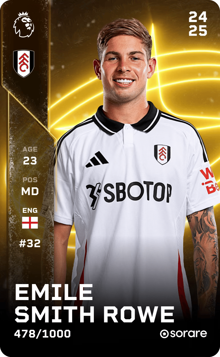 Emile Smith Rowe 2024-25 • Limited 478/1000