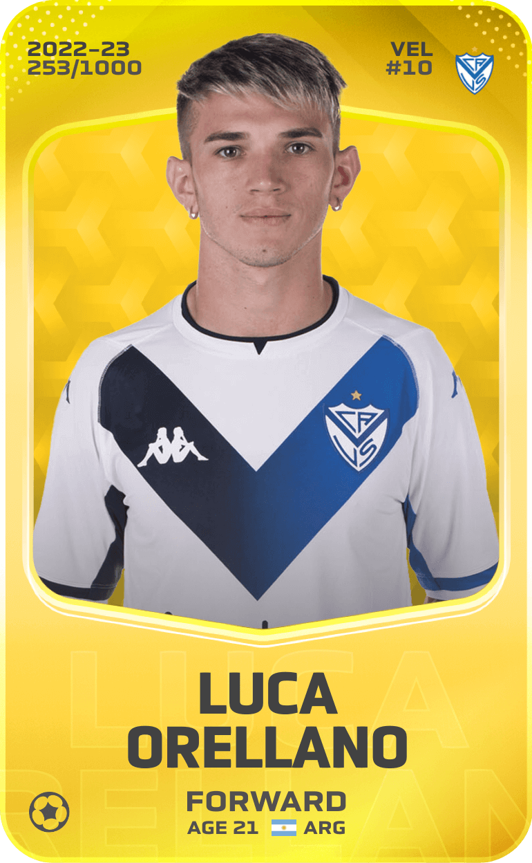 Luca Orellano 2022-23 • Limited 253/1000