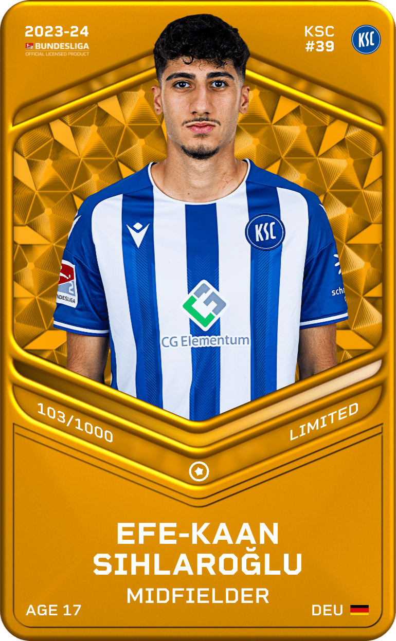 Efe-Kaan Sihlaroğlu 2023-24 • Limited 103/1000