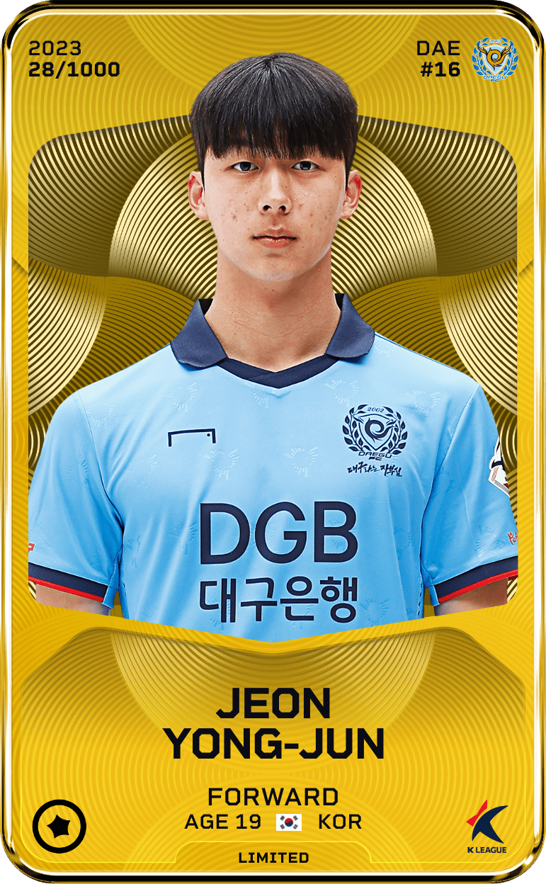 Jeon Yong-Jun 2023-24 • Limited 28/1000