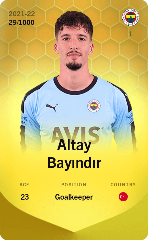 Altay Bayındır 2021-22 • Limited 29/1000