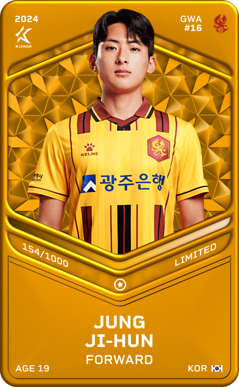Jung Ji-Hun 2024-25 • Limited 154/1000