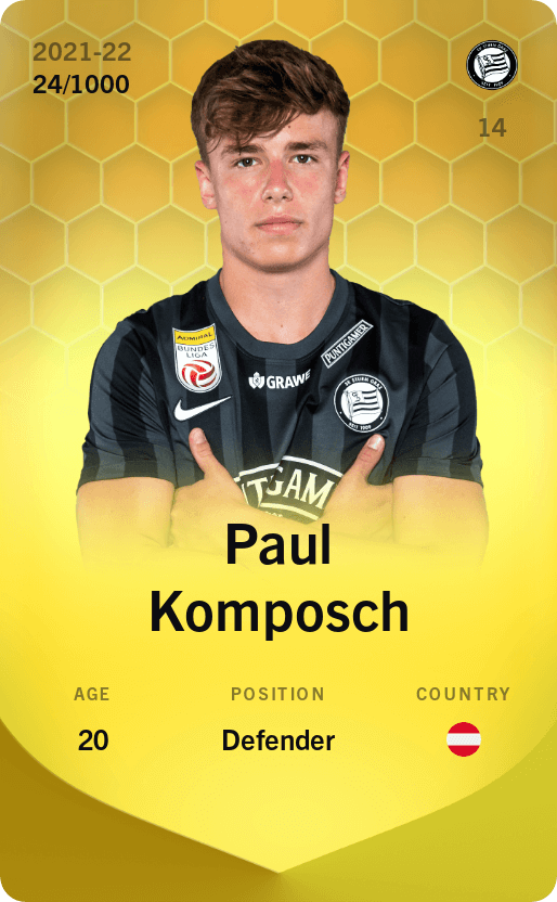 Paul Komposch 2021-22 • Limited 24/1000