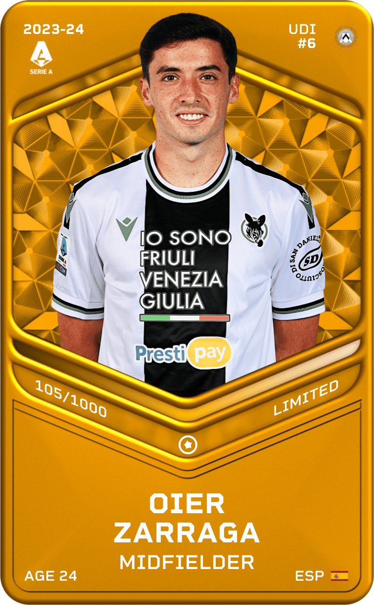 Oier Zarraga 2023-24 • Limited 105/1000