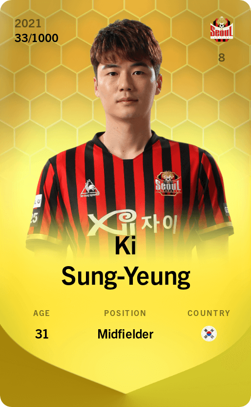 Ki Sung-Yeung 2021-22 • Limited 33/1000