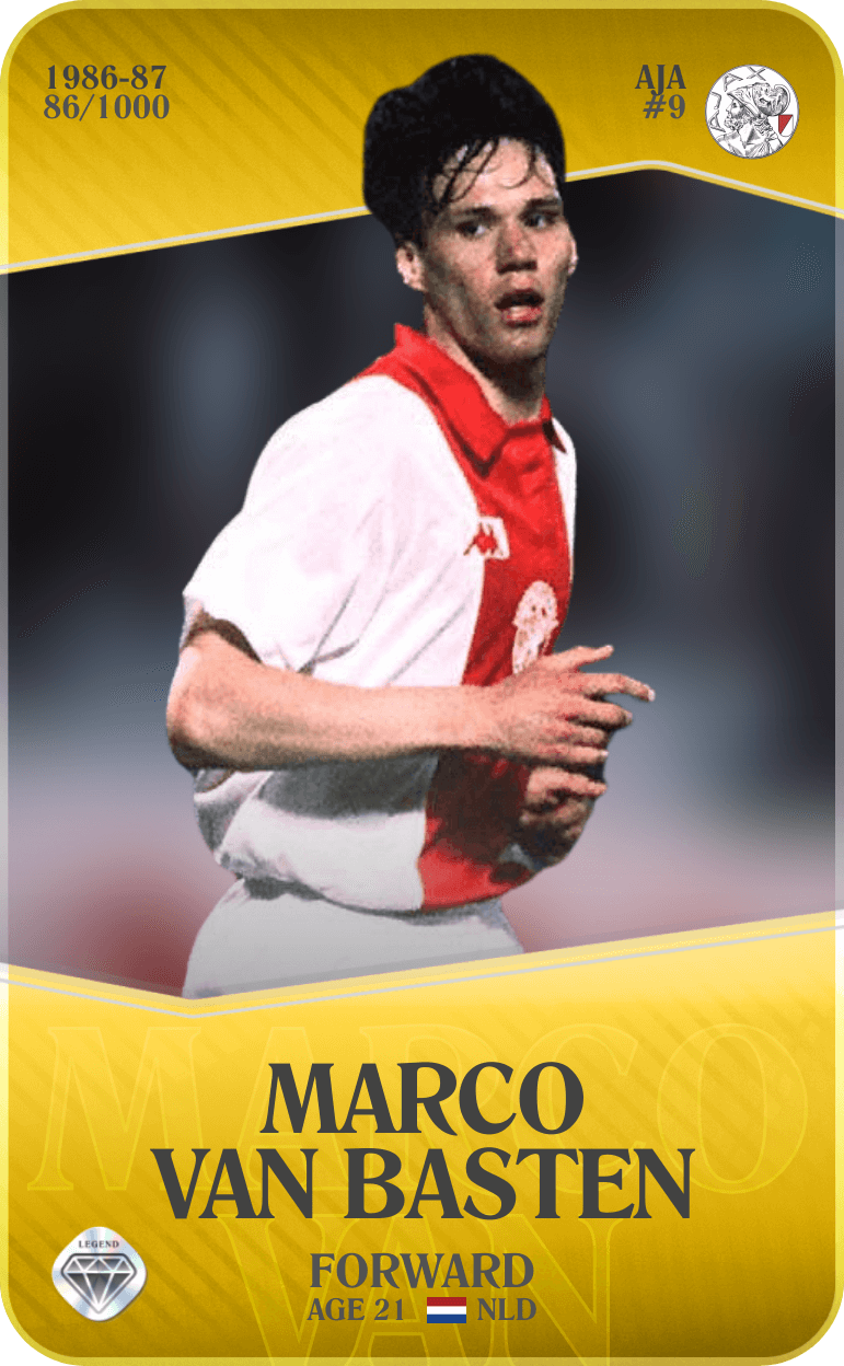 Marco van Basten 1986-87 • Limited 86/1000