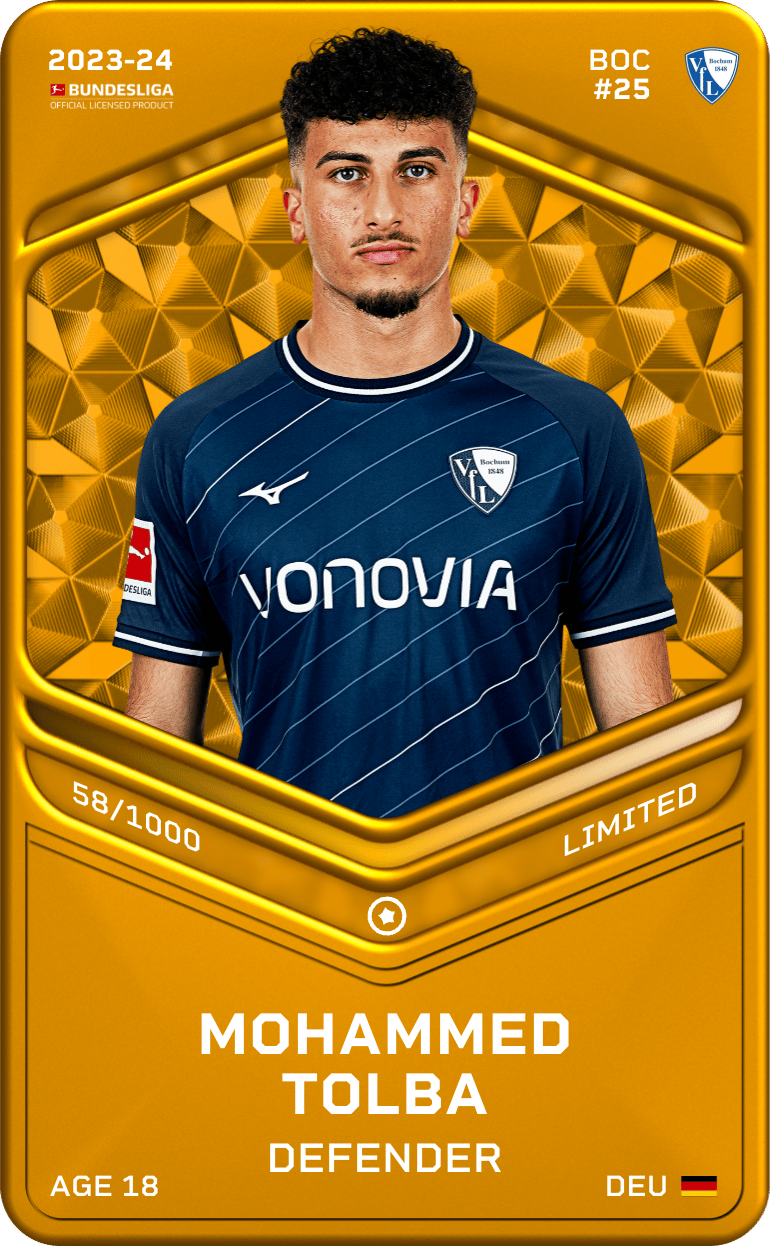 Mohammed Tolba 2023-24 • Limited 58/1000