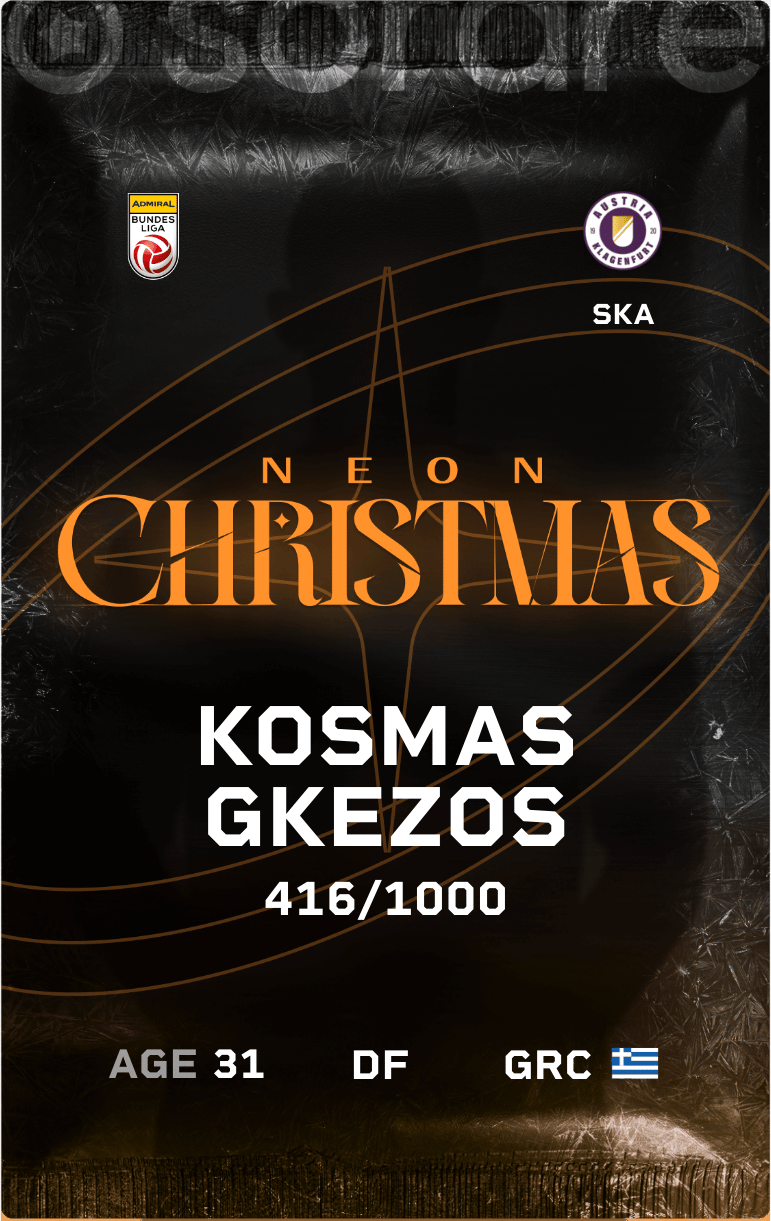 Kosmas Gkezos 2024-25 • Limited 416/1000