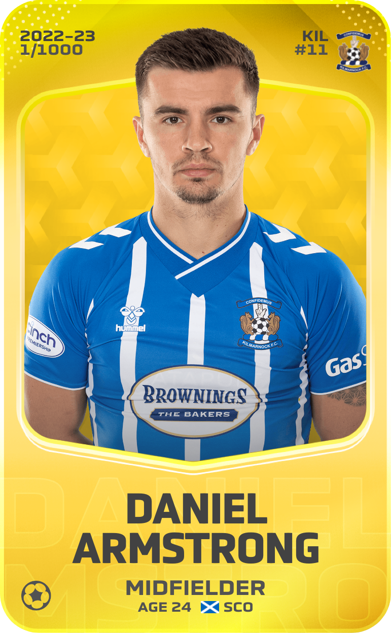 Sorare - Sorare Official - Daniel Armstrong 2022-23 • Limited 1/1000 - NFT # 7855057885554749253161418481312333185672131391945260167441242890452218105221