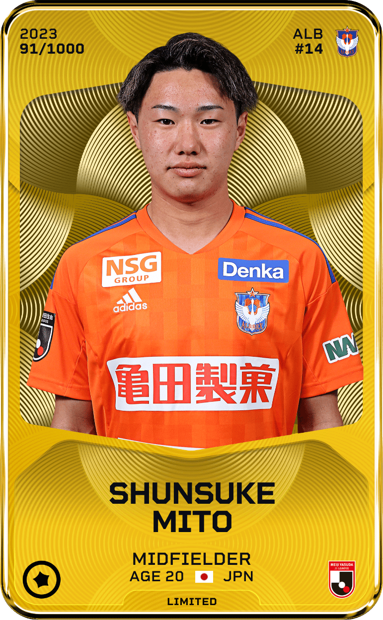 Shunsuke Mito 2023-24 • Limited 91/1000