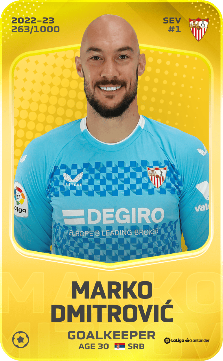 Marko Dmitrović 2022-23 • Limited 263/1000