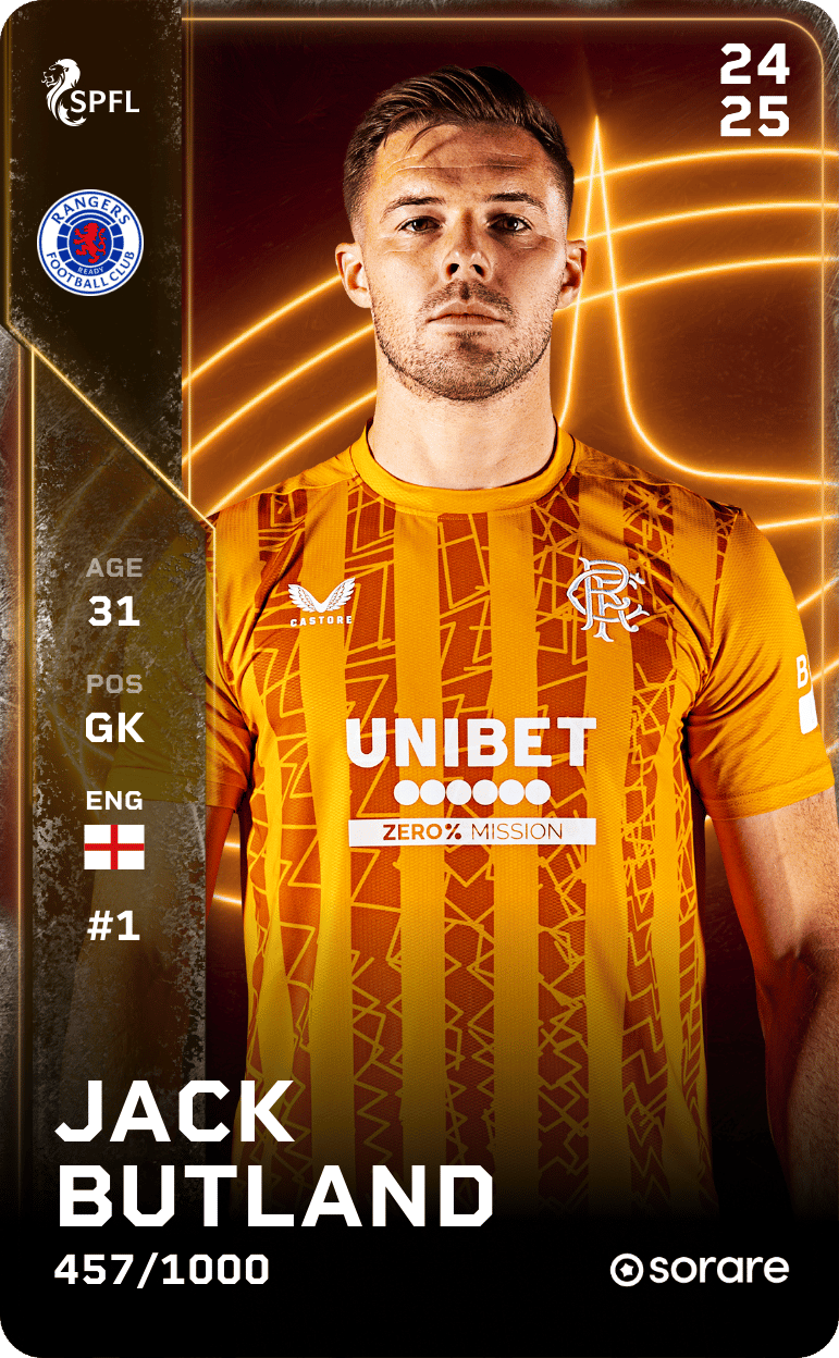 Jack Butland 2024-25 • Limited 457/1000