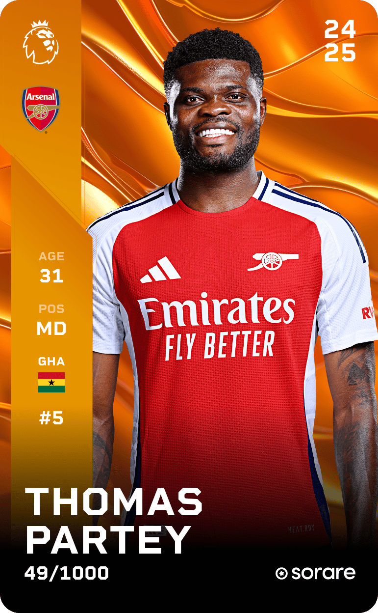 Thomas Partey 2024-25 • Limited 49/1000