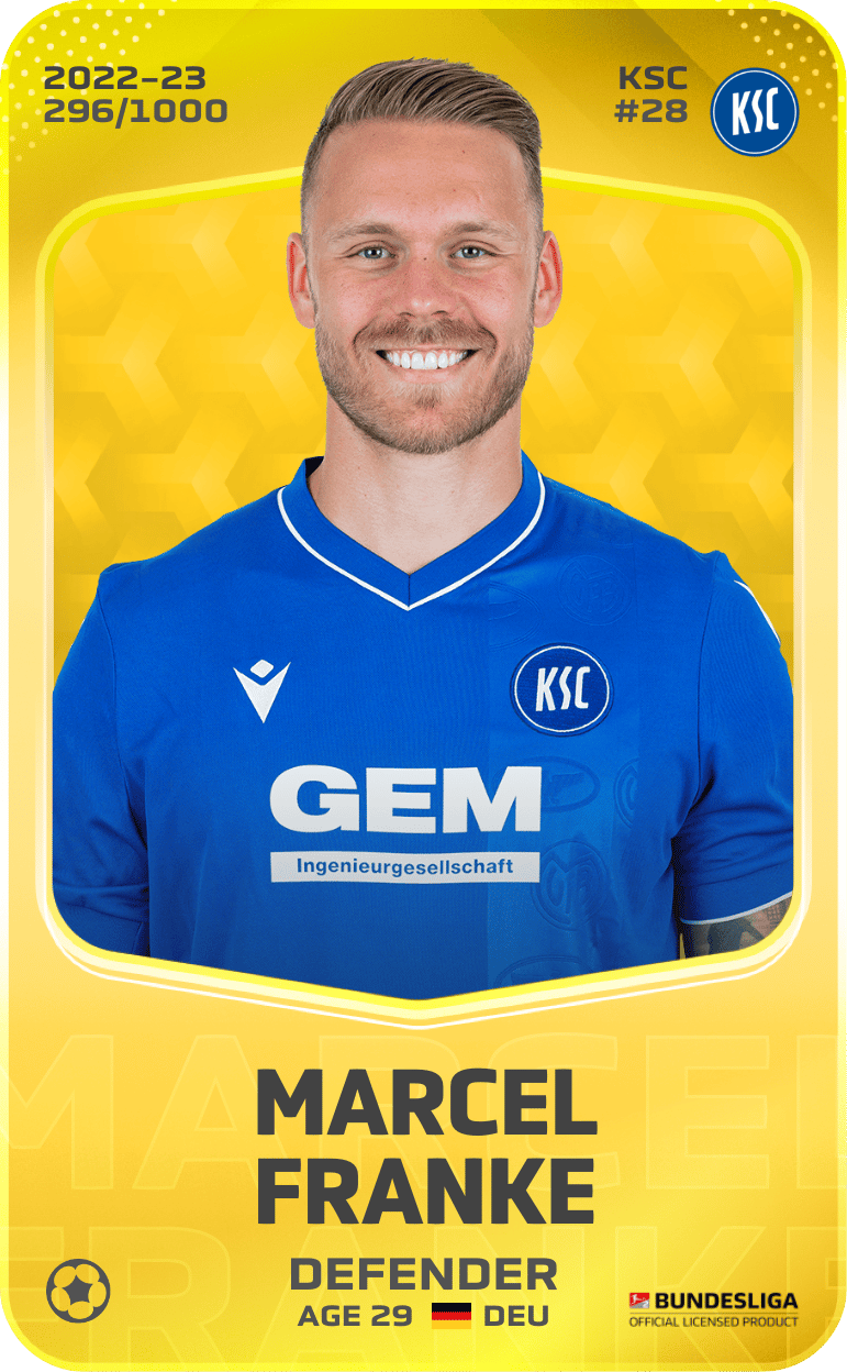 Marcel Franke 2022-23 • Limited 296/1000