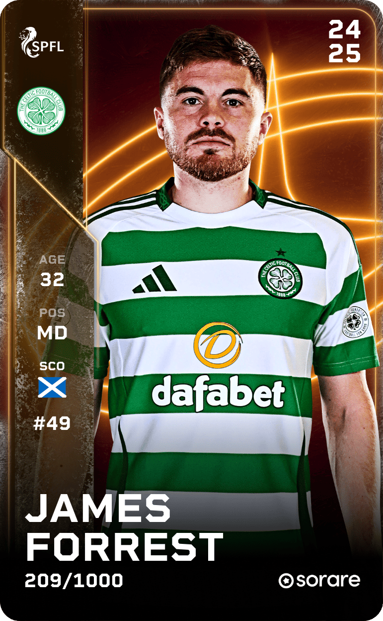 James Forrest 2024-25 • Limited 209/1000