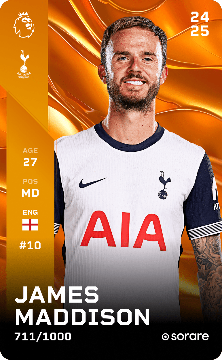 James Maddison 2024-25 • Limited 711/1000