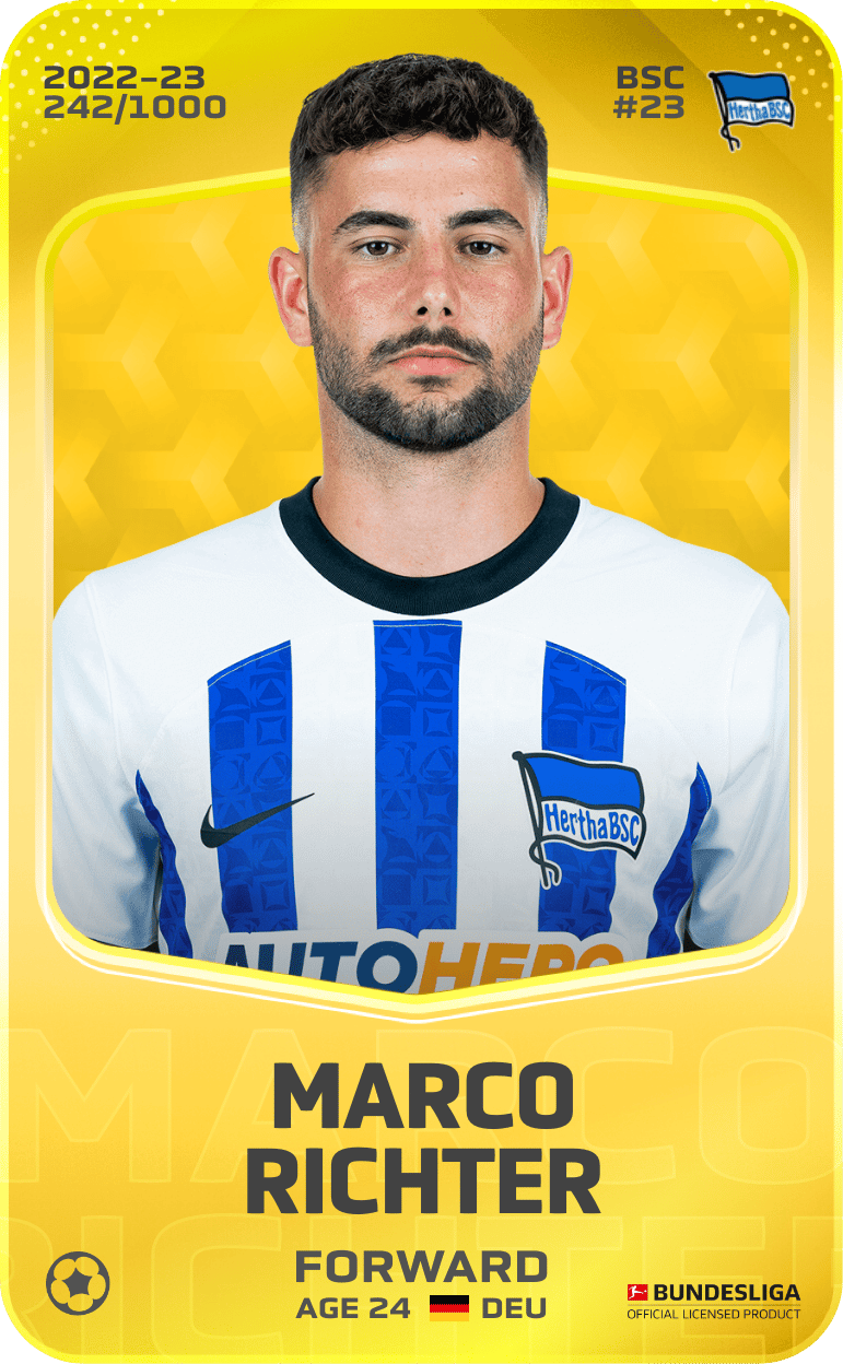Marco Richter 2022-23 • Limited 242/1000