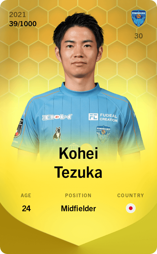 Kohei Tezuka 2021-22 • Limited 39/1000