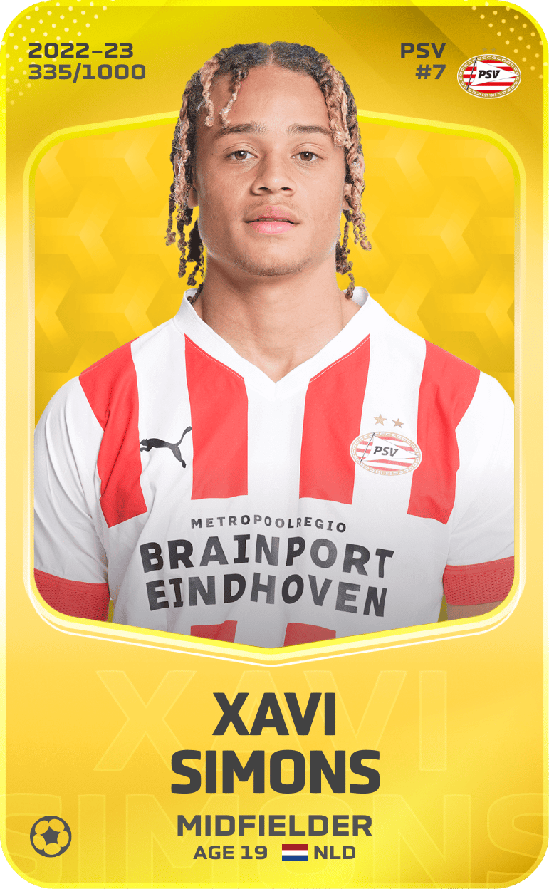 Xavi Simons 2022-23 • Limited 335/1000