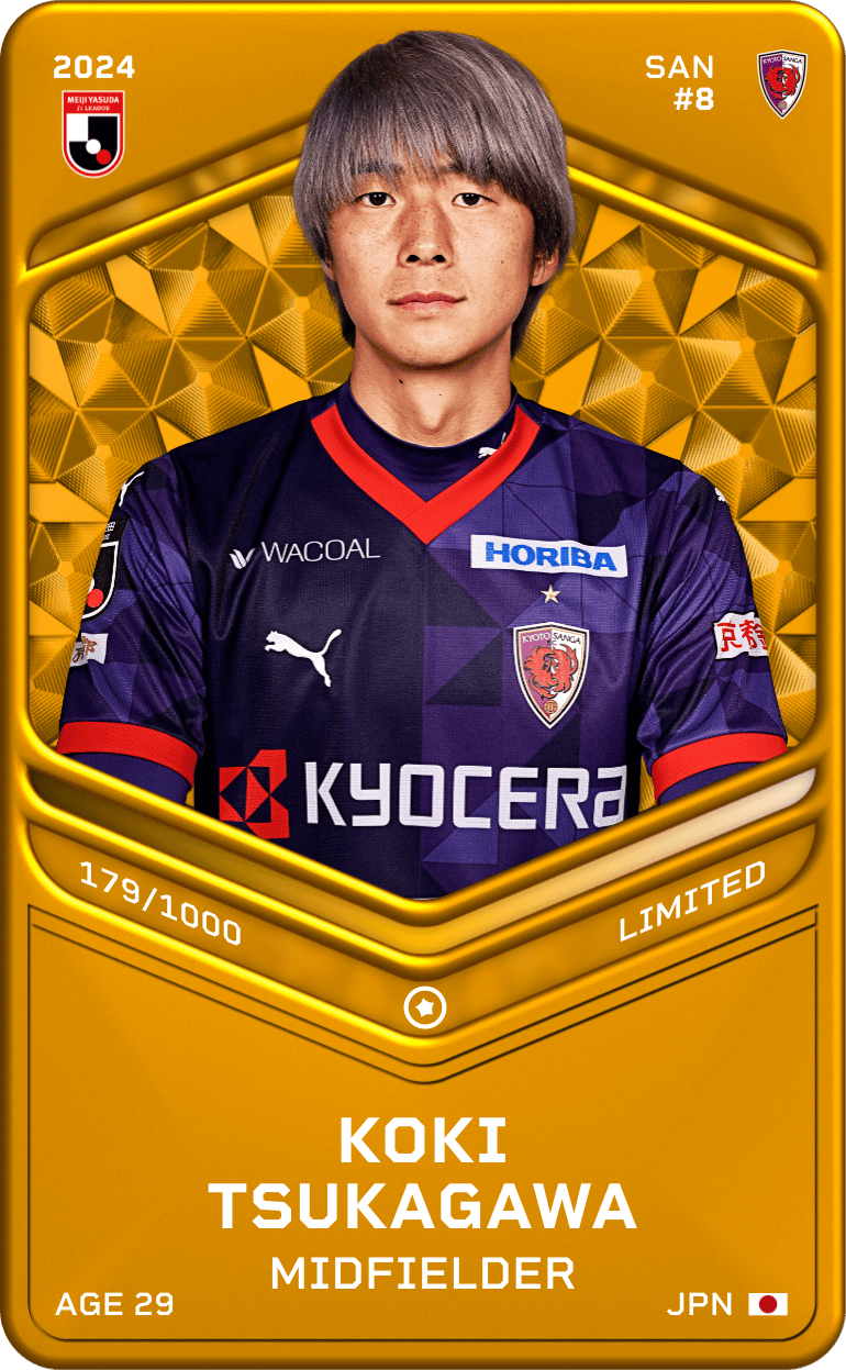Koki Tsukagawa 2024-25 • Limited 179/1000