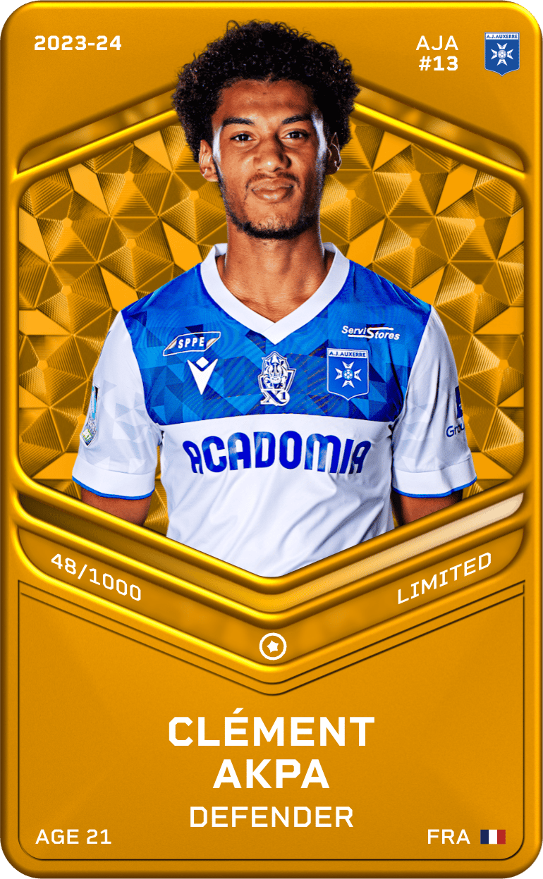 Clément Akpa 2023-24 • Limited 48/1000