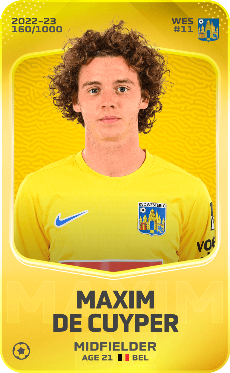 Maxim De Cuyper 2022-23 • Limited 160/1000