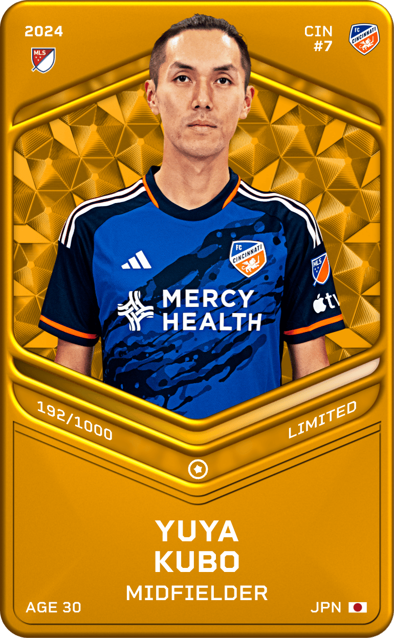 Yuya Kubo 2024-25 • Limited 192/1000