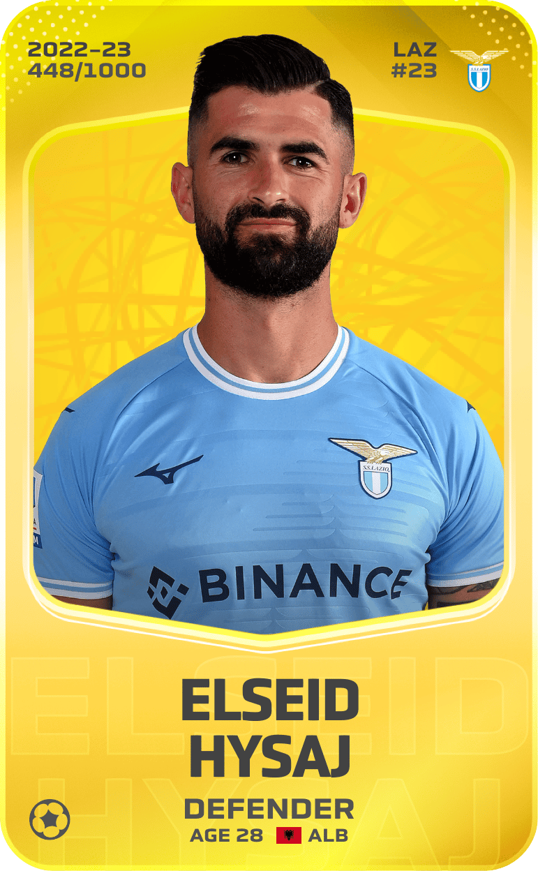 Elseid Hysaj 2022-23 • Limited 448/1000