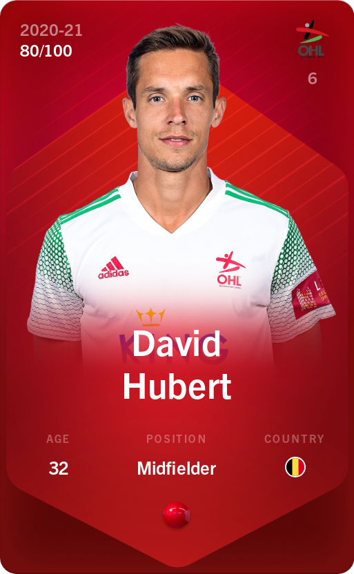 Sorare - Sorare Official - David Hubert 2020-21 • Rare 80/100 - NFT # 6845962742504723216139430601486055097838332823271319316305215936807409222682