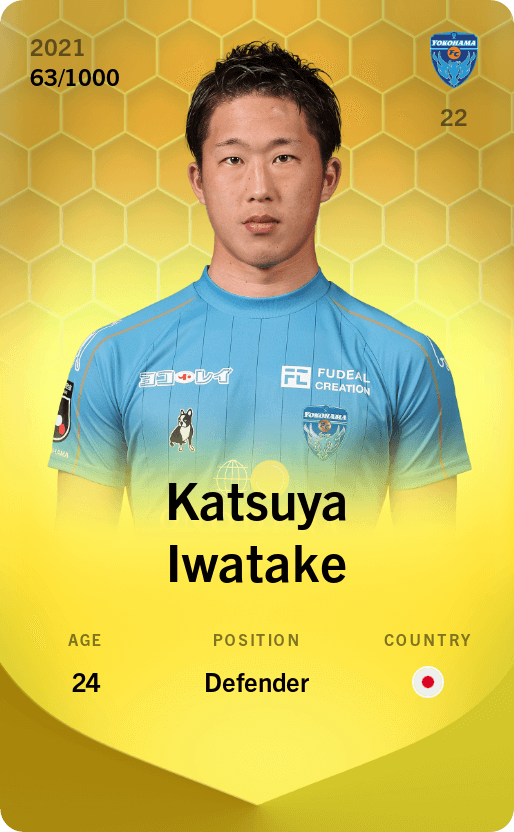 Katsuya Iwatake 2021-22 • Limited 63/1000