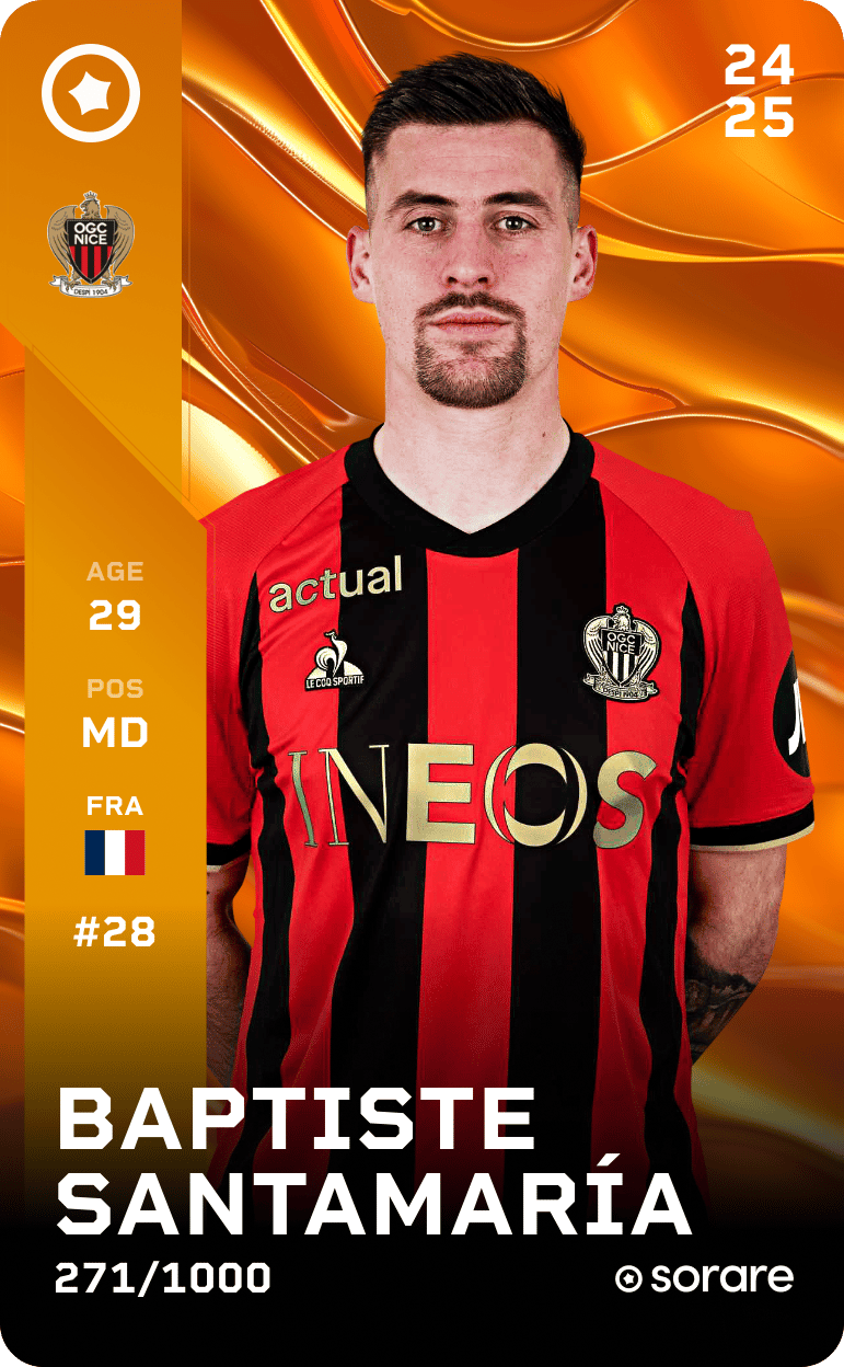 Baptiste Santamaría 2024-25 • Limited 271/1000