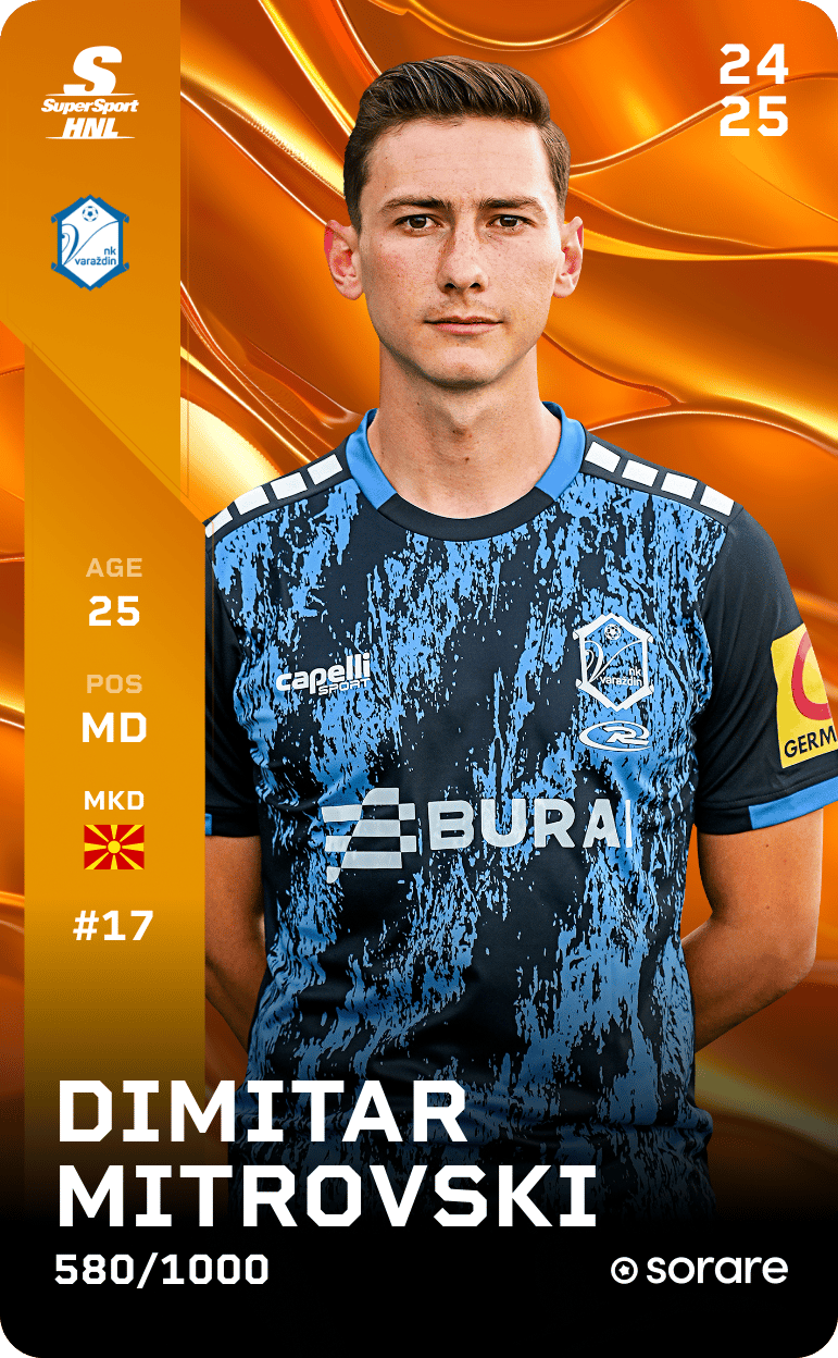 Dimitar Mitrovski 2024-25 • Limited 580/1000