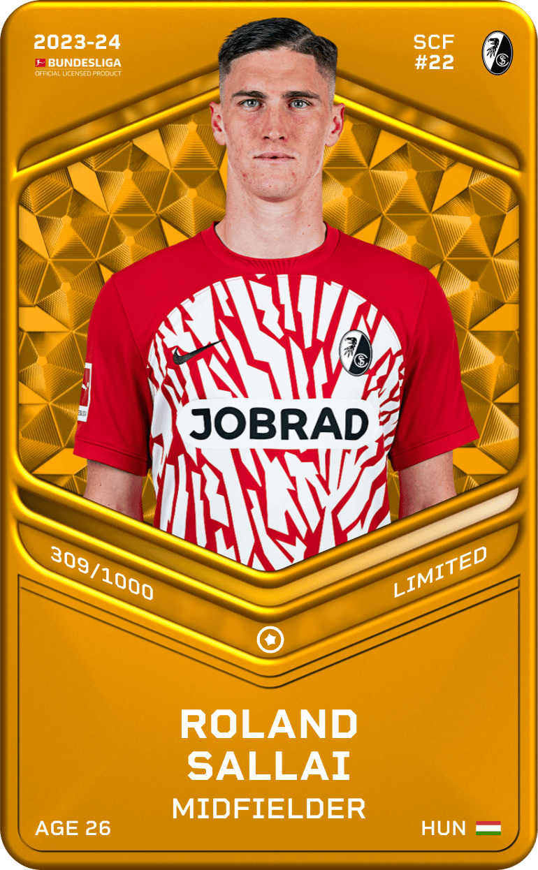 Roland Sallai 2023-24 • Limited 309/1000