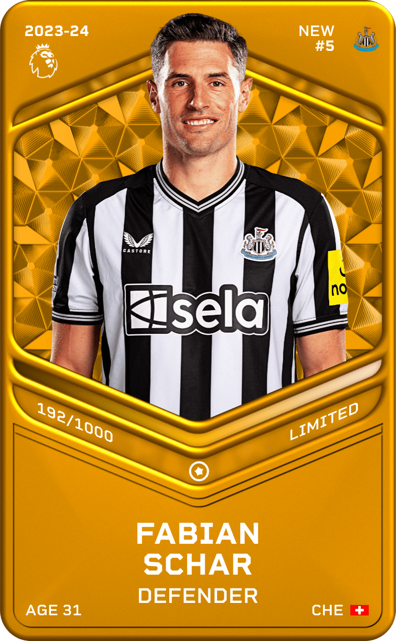 Fabian Schar 2023-24 • Limited 192/1000