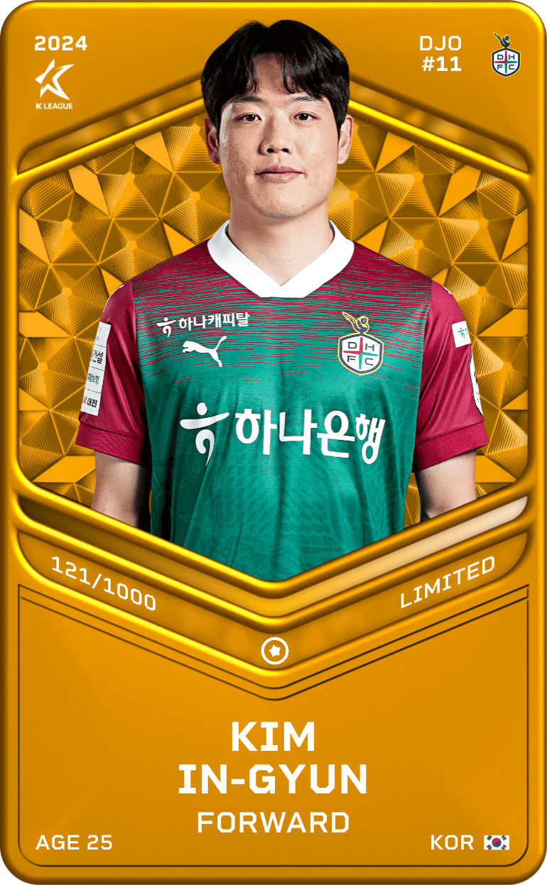 Kim In-Gyun 2024-25 • Limited 121/1000
