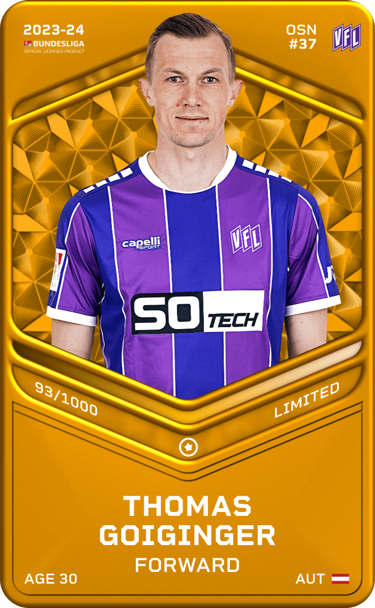 Thomas Goiginger 2023-24 • Limited 93/1000