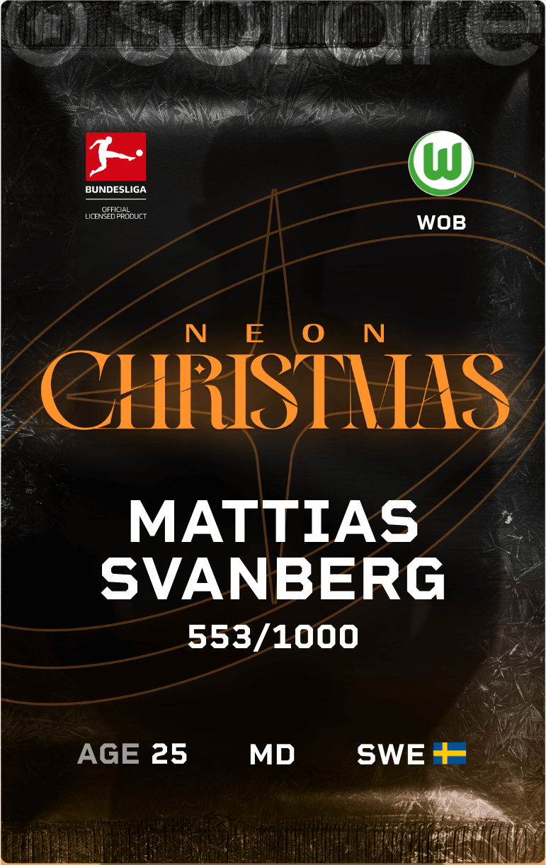 Mattias Svanberg 2024-25 • Limited 553/1000