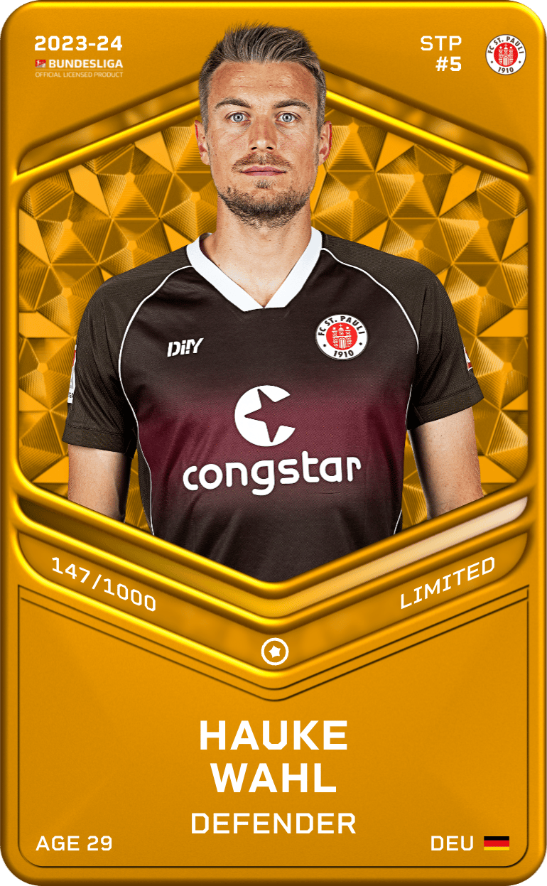 Hauke Wahl 2023-24 • Limited 147/1000