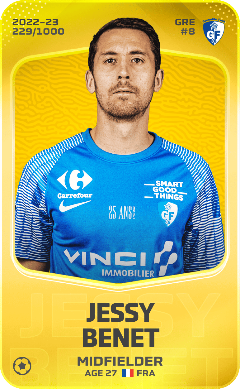 Jessy Benet 2022-23 • Limited 229/1000