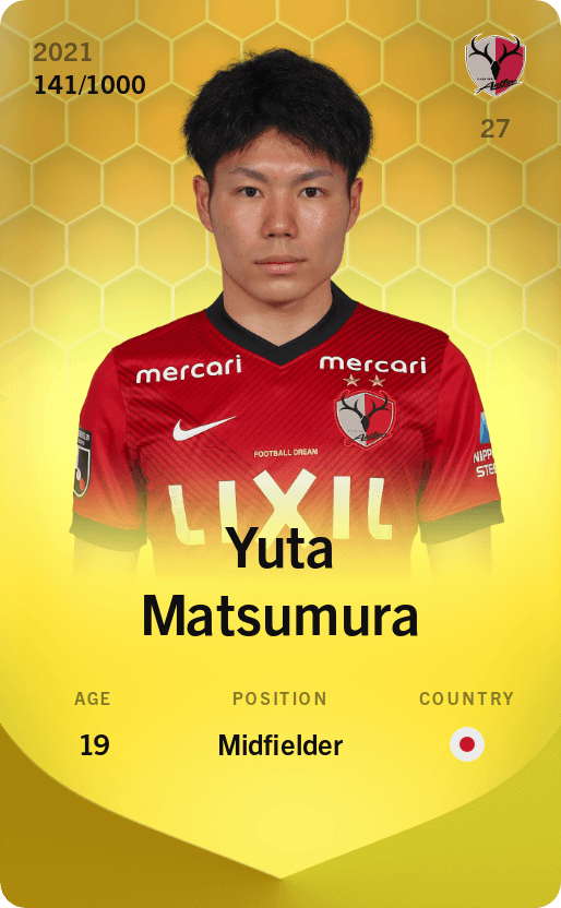 Yuta Matsumura 2021-22 • Limited 141/1000