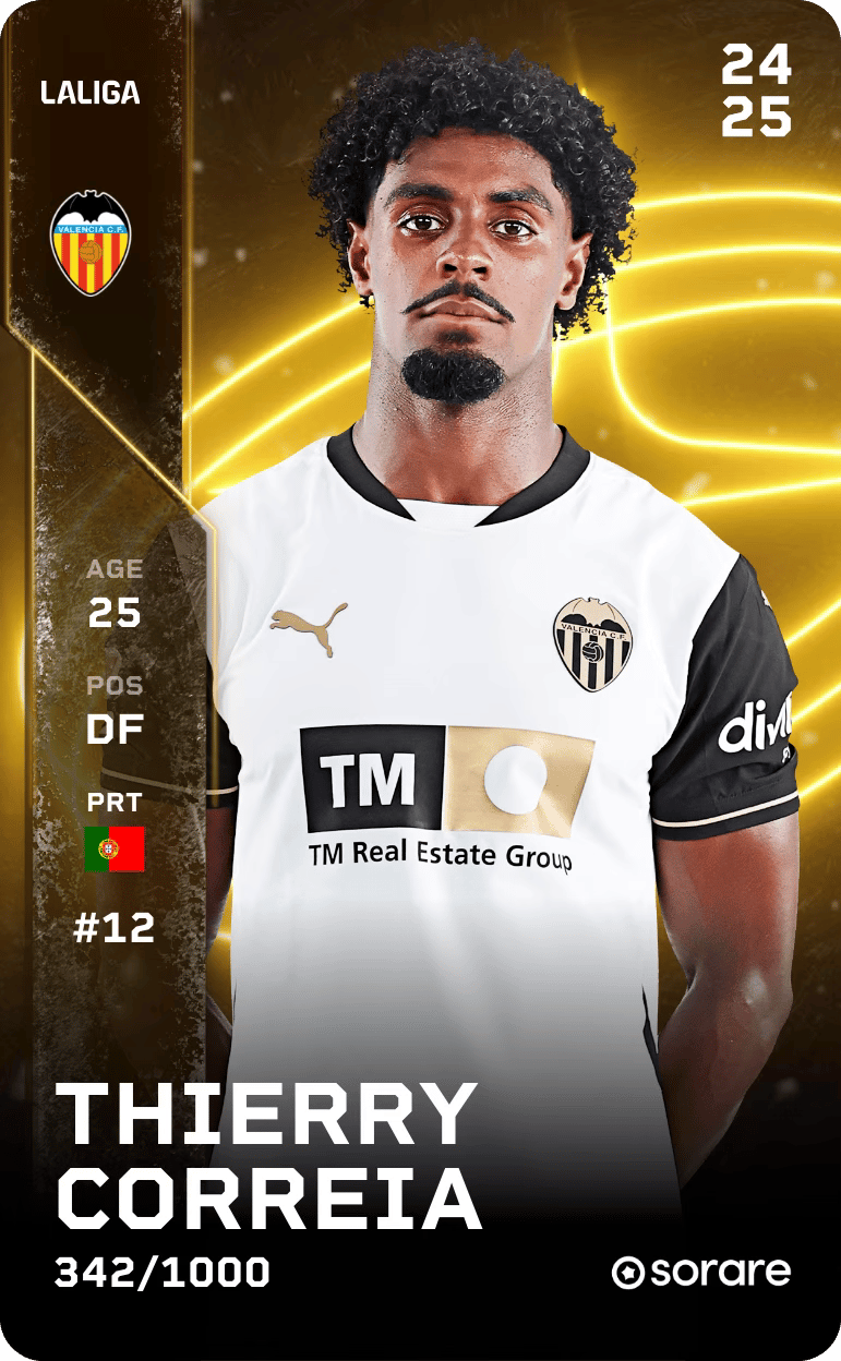 Thierry Correia 2024-25 • Limited 342/1000