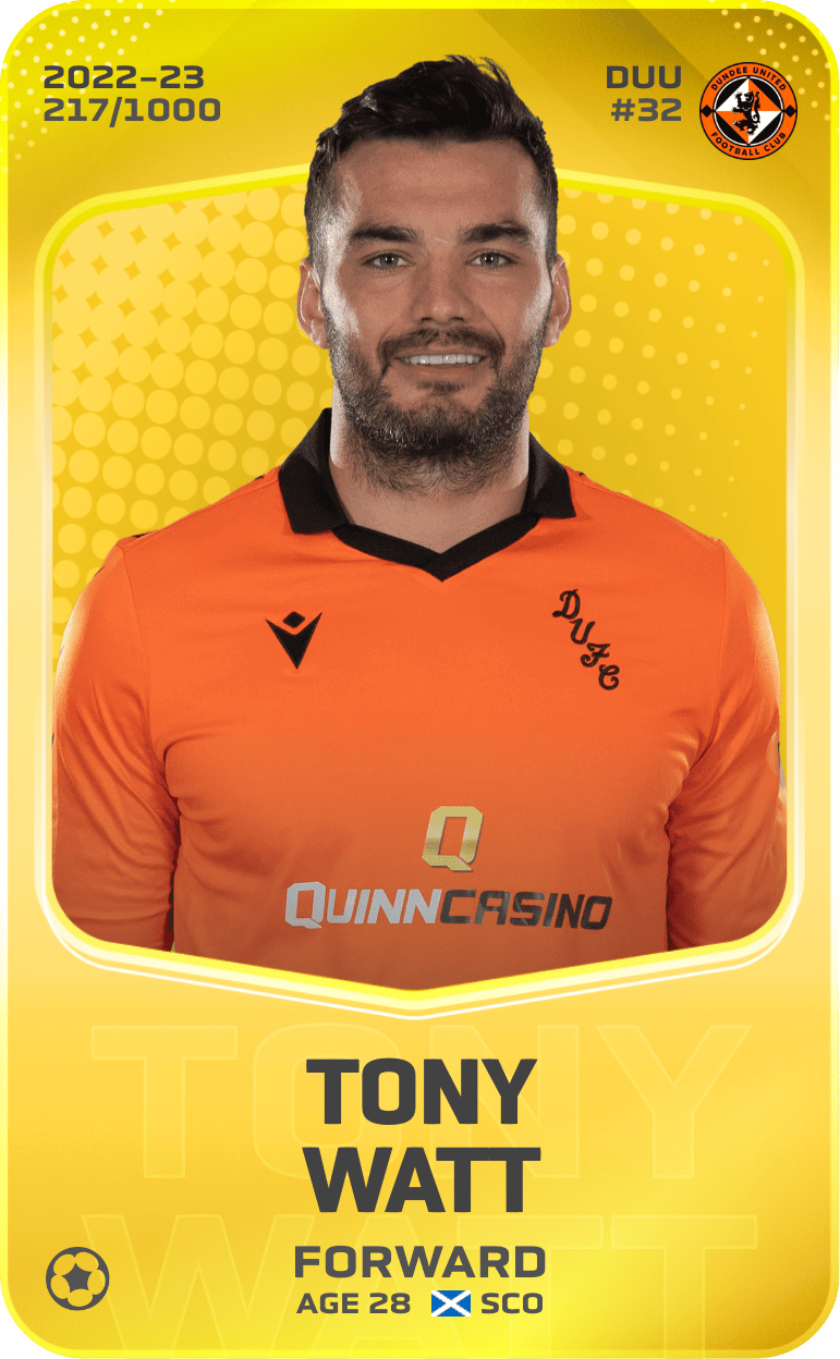 Tony Watt 2022-23 • Limited 217/1000