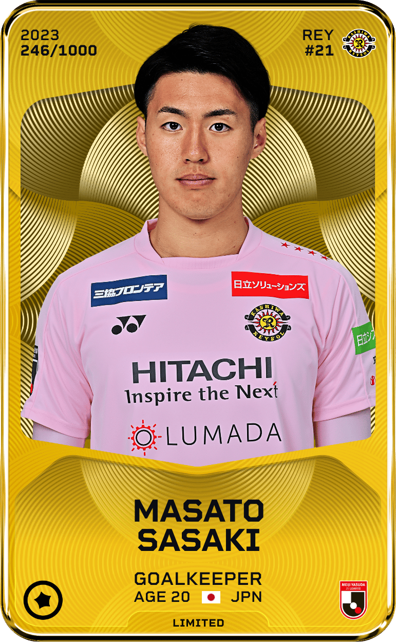 Masato Sasaki 2023-24 • Limited 246/1000