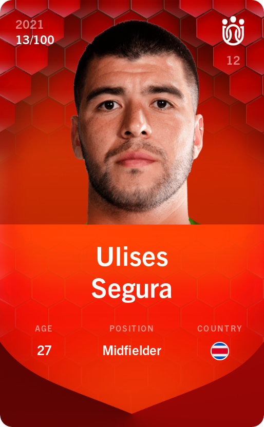 Sorare - Sorare Official - Ulises Segura 2021-22 • Rare 13/100 - NFT # 92748850892373942401942211881720300664176101054191587833234632055585991304623