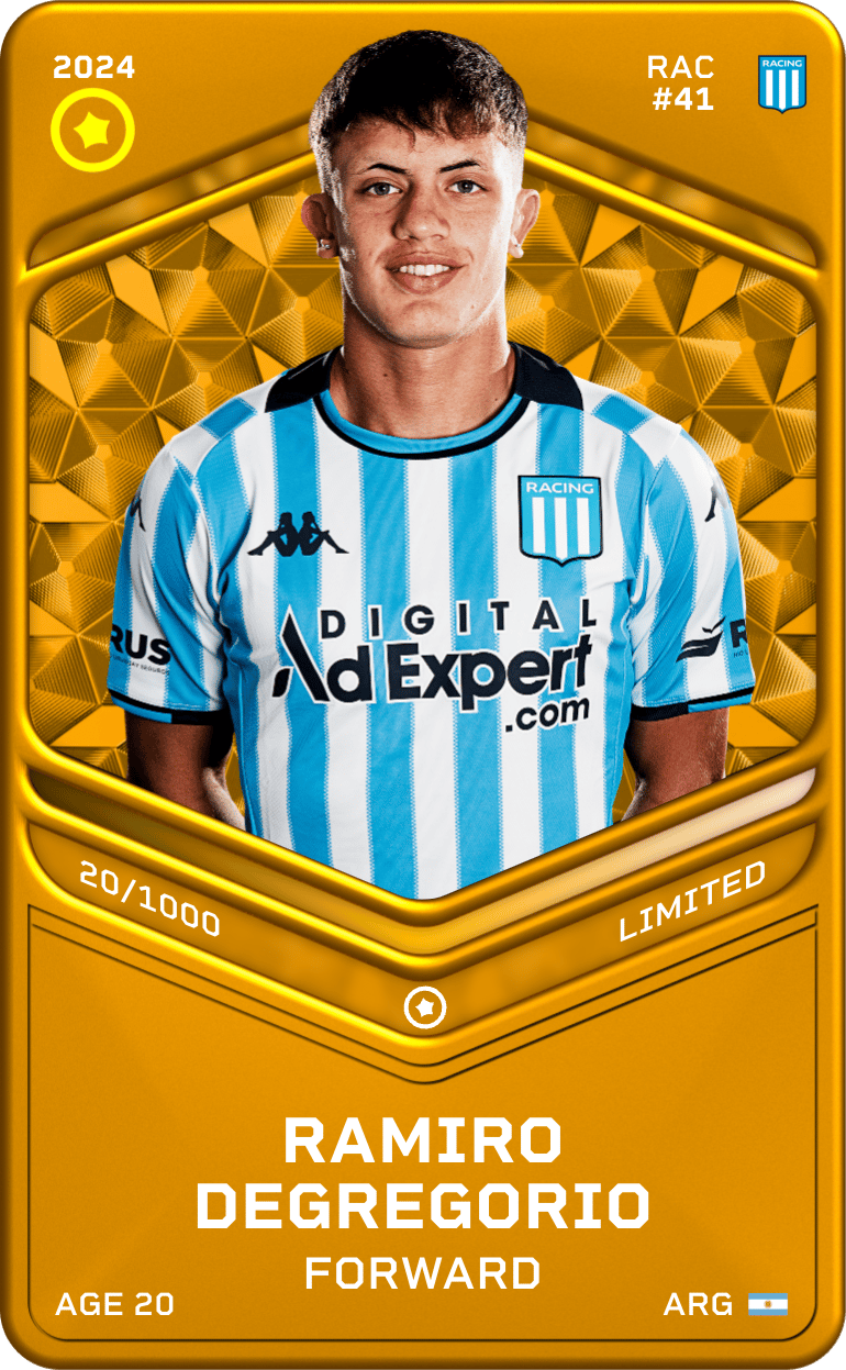 Ramiro Degregorio 2024-25 • Limited 20/1000
