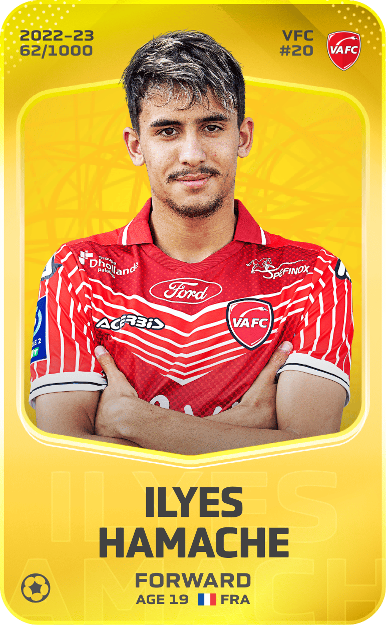 Ilyes Hamache 2022-23 • Limited 62/1000